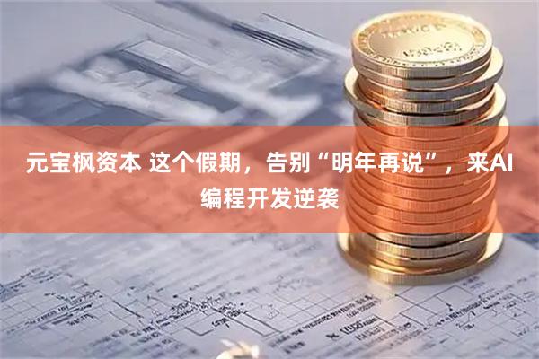 元宝枫资本 这个假期，告别“明年再说”，来AI编程开发逆袭